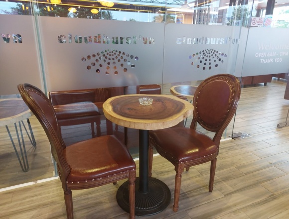 MẶT TIỀN quán cafe sẽ THU HÚT hơn nếu có bộ bàn ghế này !